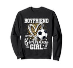 Boyfriend Birthday Soccer Ball Sweatshirt - Minimalist Print Unisex