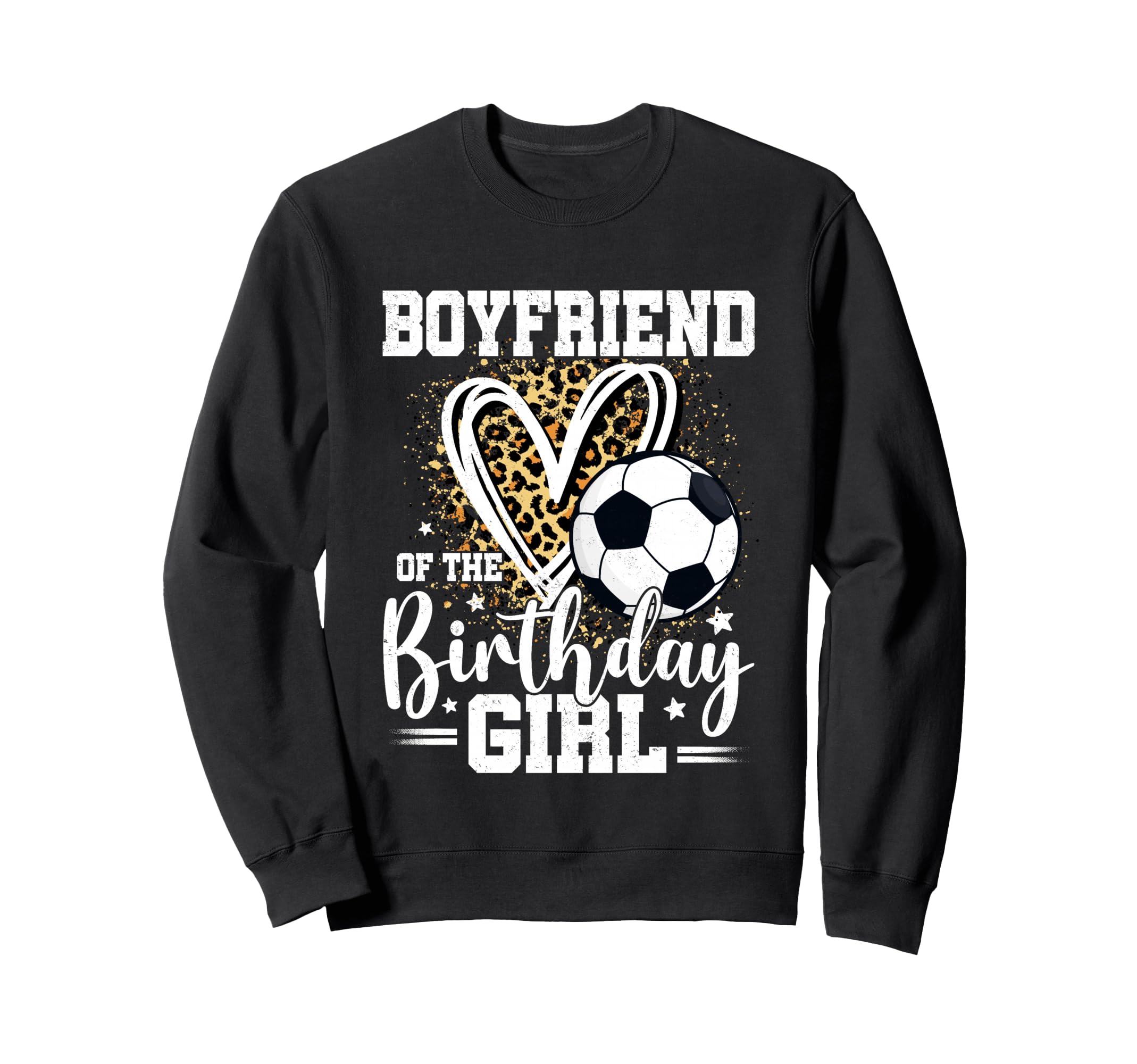 Boyfriend Birthday Soccer Ball Sweatshirt - Minimalist Print Unisex