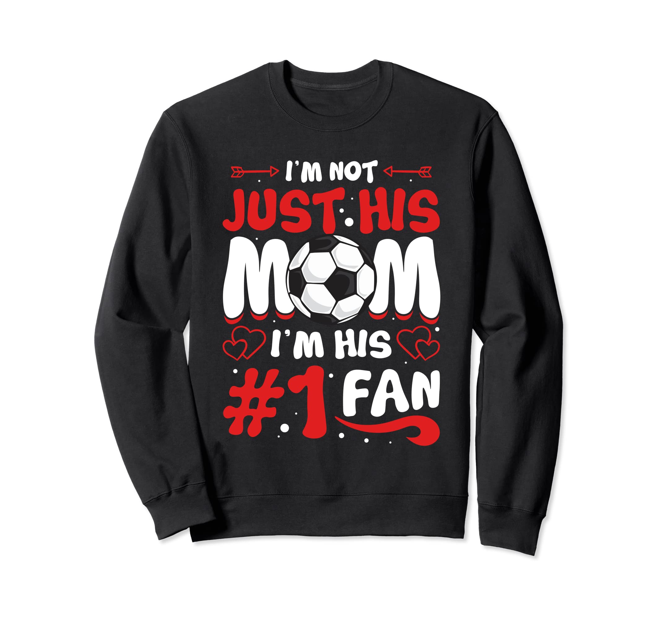 Soccer Player Mom Funny Mothers Day Sweatshirt - Graphic Print Men Women