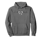 Soccer Heartbeat Soccer Mom Coquette Hoodie - Streetwear Style for Adults