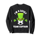 Soccer Team Captains Im Lucky Sweatshirt - Fun Novelty Design Men Women