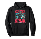Soccer Goalkeeper Soccer Ninja Soccer Hoodie - Custom Art Print Men Women