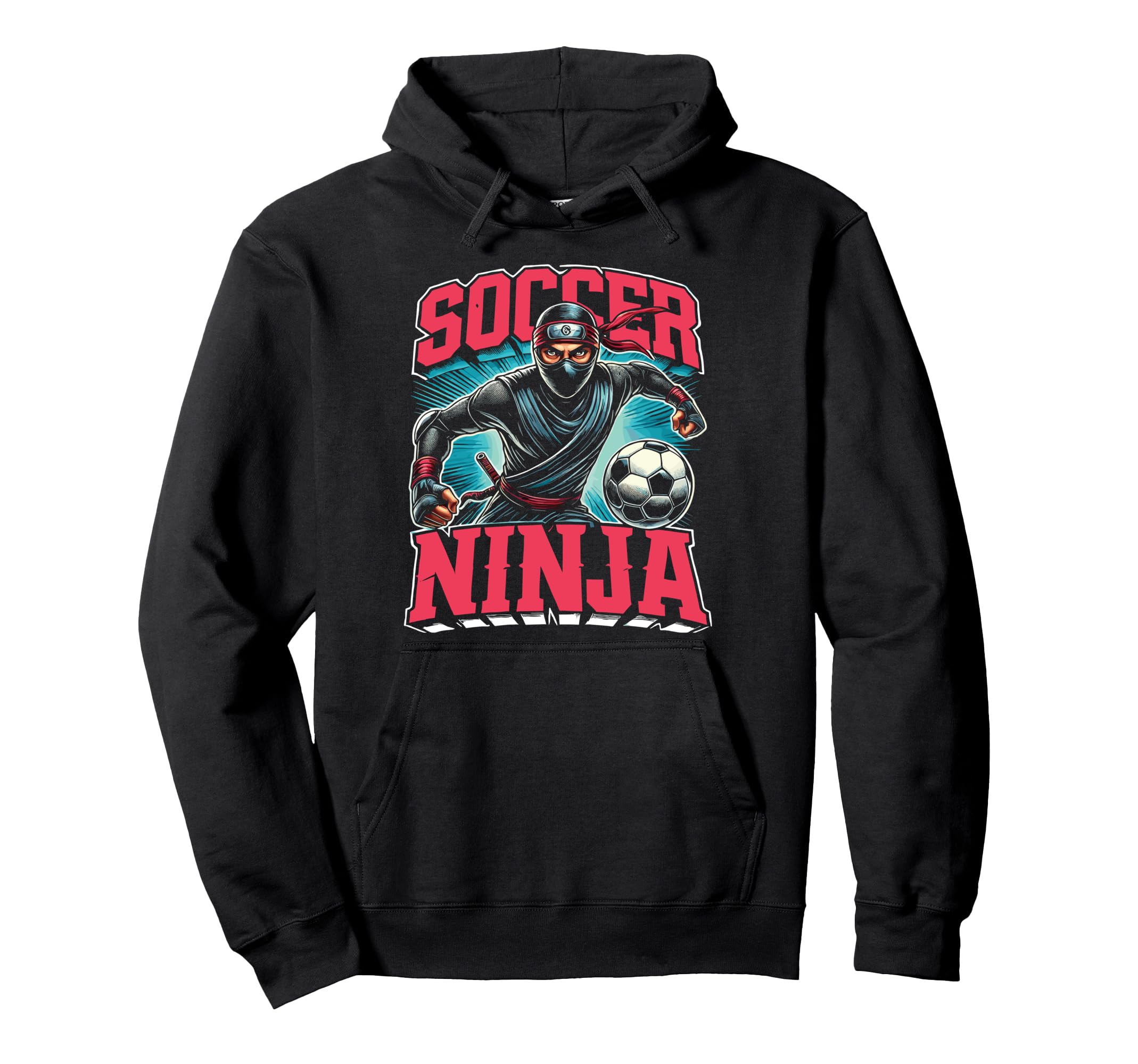 Soccer Goalkeeper Soccer Ninja Soccer Hoodie - Custom Art Print Men Women