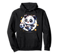 Panda Soccer Player Kicking Soccer Ball Hoodie - Unique Graphic for Adults