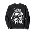 Senior Soccer King 2024 Class Sweatshirt - Aesthetic Graphic Men Women