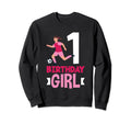 1St Birthday 1 Year Soccer Sweatshirt - Aesthetic Graphic Men Women