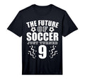 Future Soccer Just Turned 9Th Birthday T-Shirt - Graphic Print for Adults