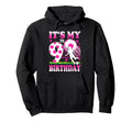 9 Year Old Birthday Soccer Themed Party Hoodie - Custom Art Print Unisex