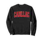 Cadillac Mi Michigan Varsity Usa Sweatshirt - Streetwear Style Men Women