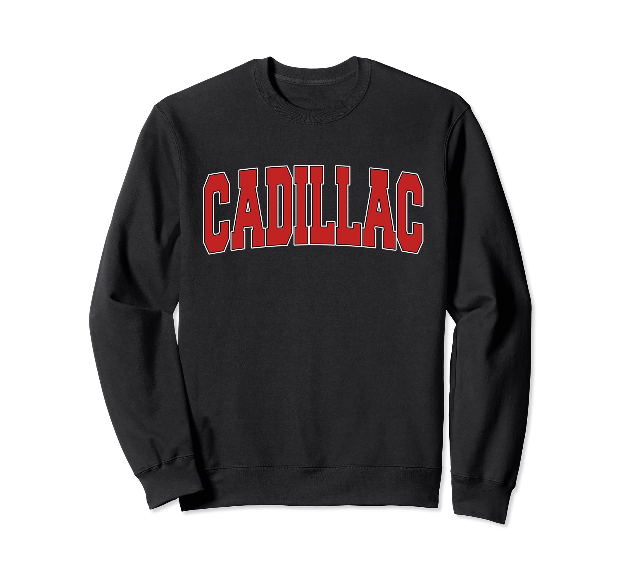 Cadillac Mi Michigan Varsity Usa Sweatshirt - Streetwear Style Men Women
