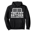 Proud Hockey Goalie Brother Hockey Hoodie - Custom Art Print Unisex