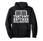 Proud Hockey Goalie Brother Hockey Hoodie - Custom Art Print Unisex