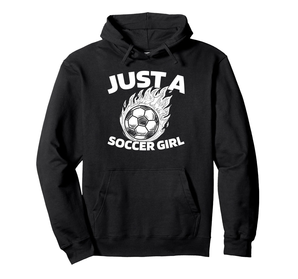Soccer Sports Player Team Just Soccer Hoodie - Aesthetic Graphic Men Women