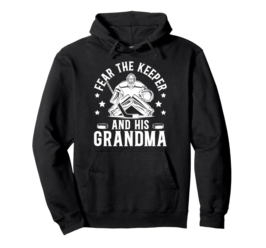 Funny Hockey Keeper Grandma Hockey Hoodie - Novelty Apparel Men Women
