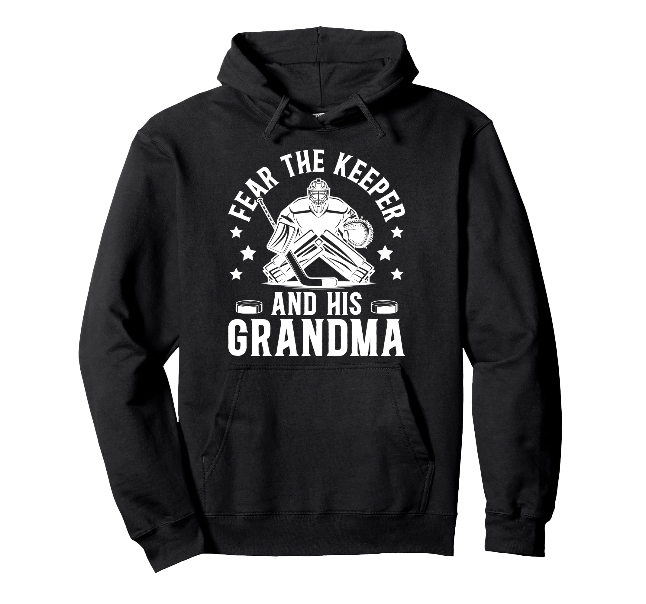 Funny Hockey Keeper Grandma Hockey Hoodie - Novelty Apparel Men Women
