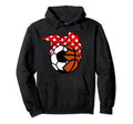 Soccer Basketball Player Mom Funny Ball Hoodie - Fun Novelty Design Unisex