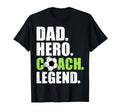 Dad Hero Coach Legend Father Papa T-Shirt - Custom Art Print Men Women