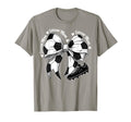 Soccer Mama Mothers Day Coquette Bows T-Shirt - Graphic Print Men Women