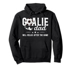Funny Soccer Goalie Dad Soccer Keeper Hoodie - Custom Art Print for Adults