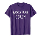 Assistant Coach Typography Sweatshirt - Custom Art Print for Adults