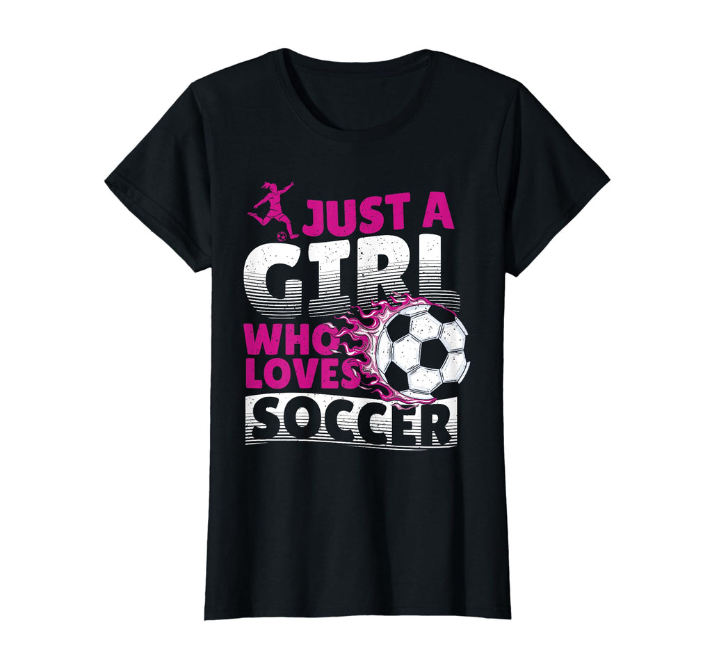 Just Who Loves Soccer T-Shirt - Trendy Graphic Men Women