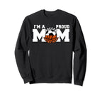 Im Proud Mom Funny Soccer Sweatshirt - Minimalist Print Men Women