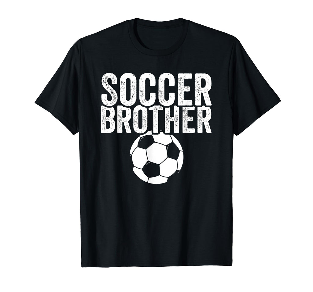 Soccer Brother Soccer Football Player T-Shirt - Minimalist Print for Adults