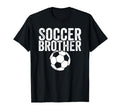 Soccer Brother Soccer Football Player T-Shirt - Minimalist Print for Adults