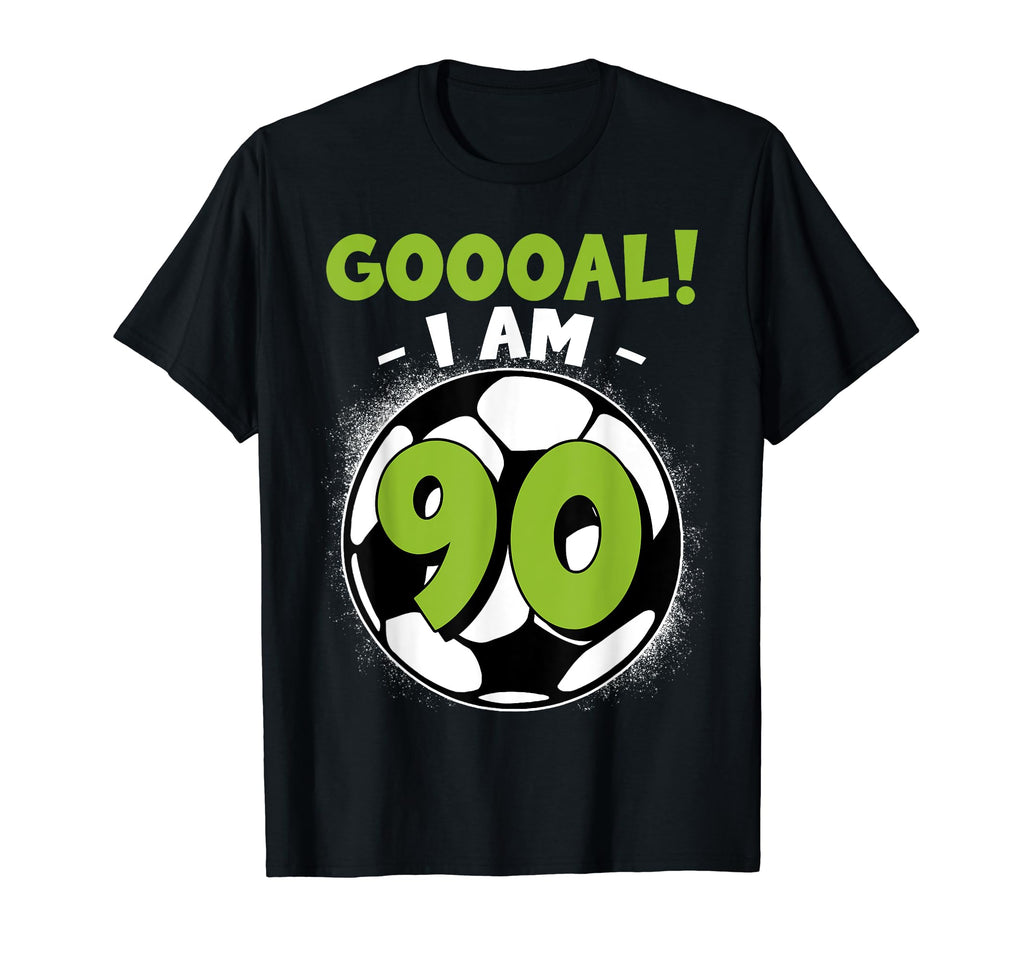 90 Year Old Birthday Soccer Themed 90Thb T-Shirt - Trendy Graphic Unisex