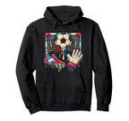 Soccer Drip Ball Cleat Boot Hoodie - Fun Novelty Design Men Women
