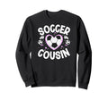 Soccer Cousin Heart Cousin Soccer Sweatshirt - Custom Art Print Men Women