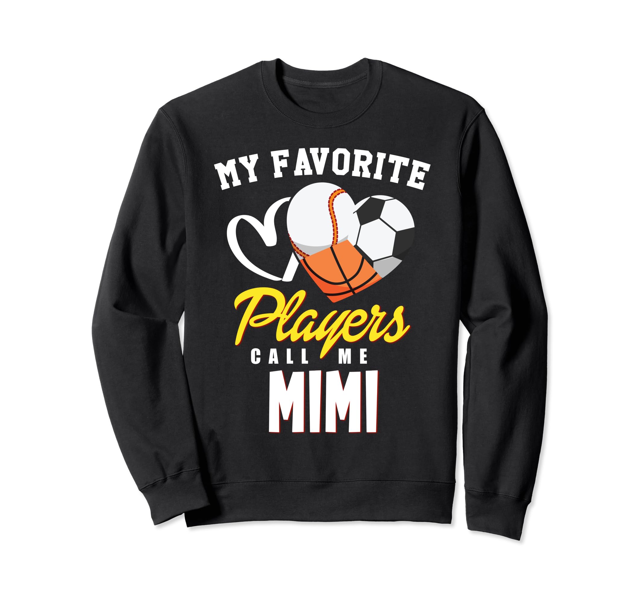 My Favorite Players Baseball Sweatshirt - Custom Art Print for Adults