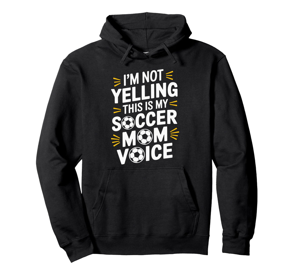 This Is My Soccer Mom Voice Goalkeeper Hoodie - Streetwear Style Men Women