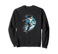 Fierce Striker Dynamic Soccer Sweatshirt - Streetwear Style Men Women