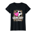 Game Day Soccer Leopard Soccer T-Shirt - Fun Novelty Design for Adults