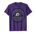 Soccer Season Survivor Funny Soccer T-Shirt - Custom Art Print Men Women