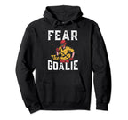 Lacrosse Fear Goalie Lax Goalkeeper Lacrosse Hoodie - Graphic Print Unisex