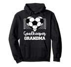 Football Goalkeeper Grandma Heart Funny Hoodie - Aesthetic Graphic Unisex
