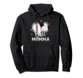 Ball Momma Baseball Soccer Heart Nana Hoodie - Graphic Print for Adults