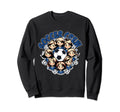 Soccer Ladies Crew Soccer Team Group Sweatshirt - Minimalist Print Unisex