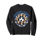 Soccer Ladies Crew Soccer Team Group Sweatshirt - Minimalist Print Unisex