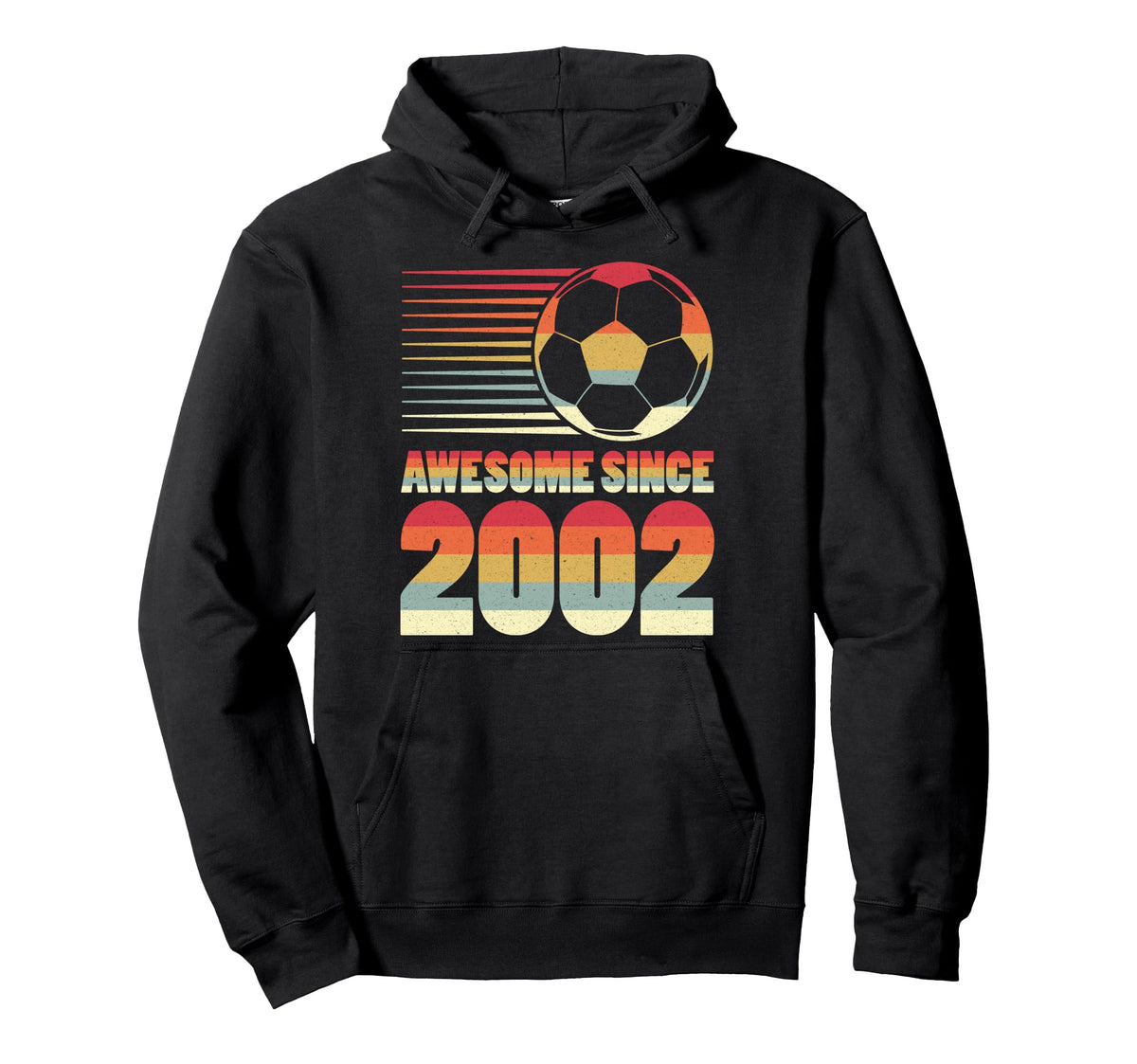 Awesome Since 1998 Soccer 24Th Hoodie - Aesthetic Graphic for Adults