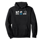 Ice Hockey Goalie Goalkeeper Coffee Hoodie - Fun Novelty Design Unisex