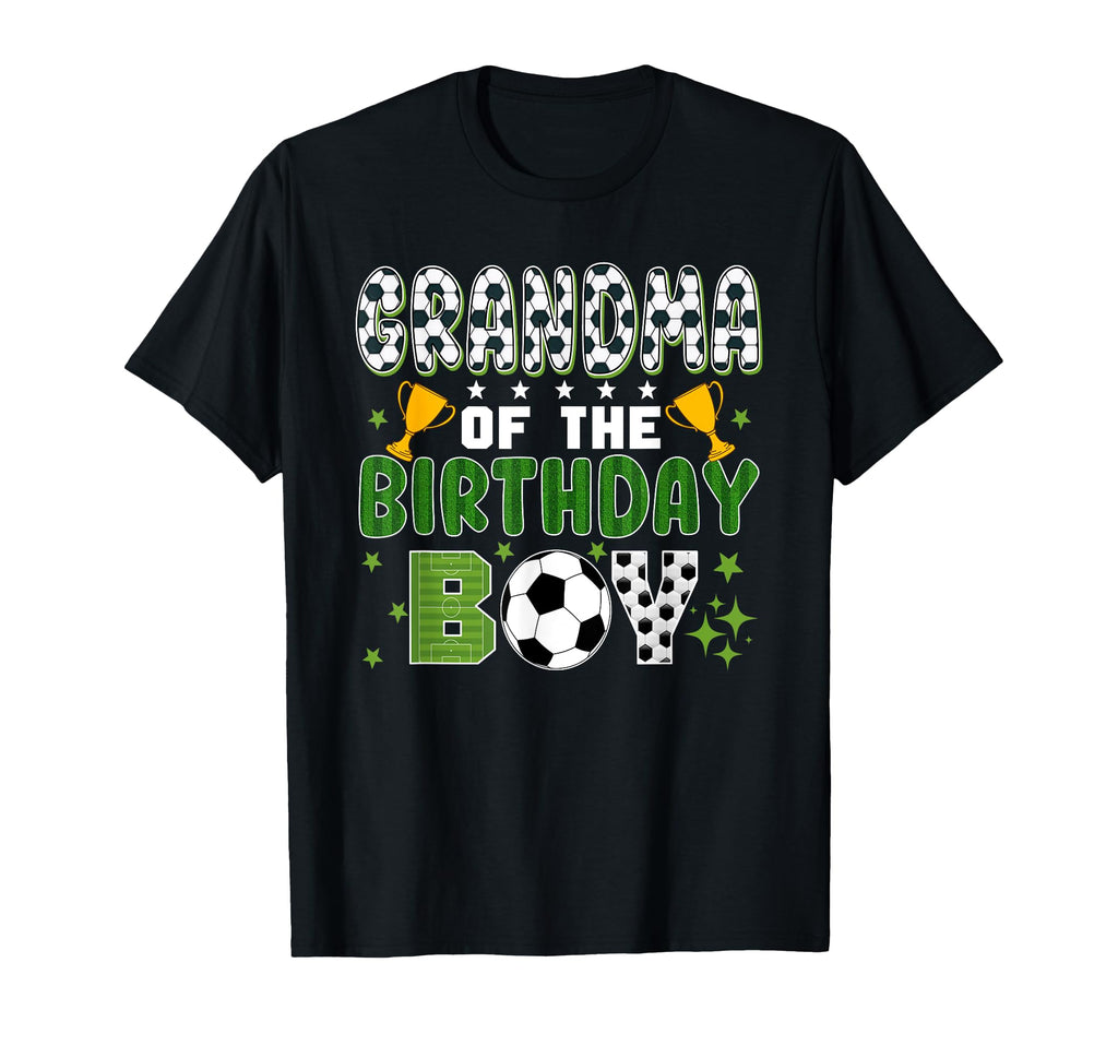 Grandma Birthday Soccer Group T-Shirt - Casual Everyday Wear for Adults