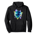 Soccer Ball Futuristic Sport Hoodie - Casual Everyday Wear for Adults