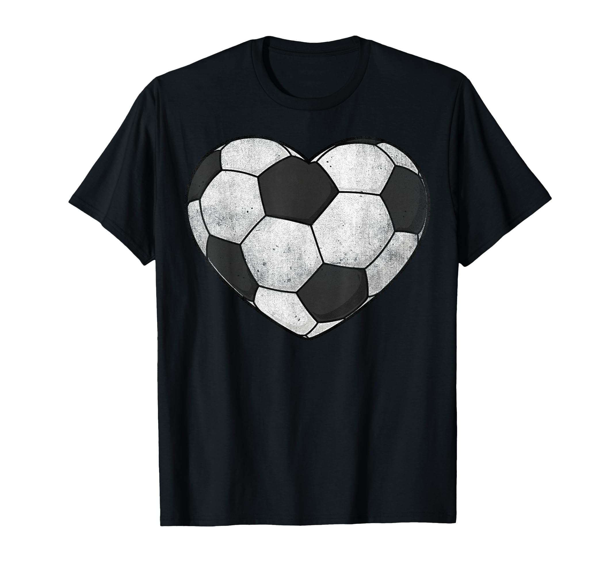 Love Heart Soccer Player Couple T-Shirt - Fun Novelty Design Men Women