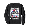 Cubanita Cuba Flag Pride Sweatshirt - Fun Novelty Design Men Women