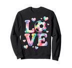 I Love Soccer Goalie Player Fan Sweatshirt - Streetwear Style for Adults