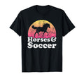 Horse And Soccer Or Horses T-Shirt - Trendy Graphic Men Women
