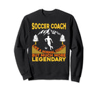 Soccer Coaching Training Trainer Soccer Sweatshirt - Unique Graphic Unisex